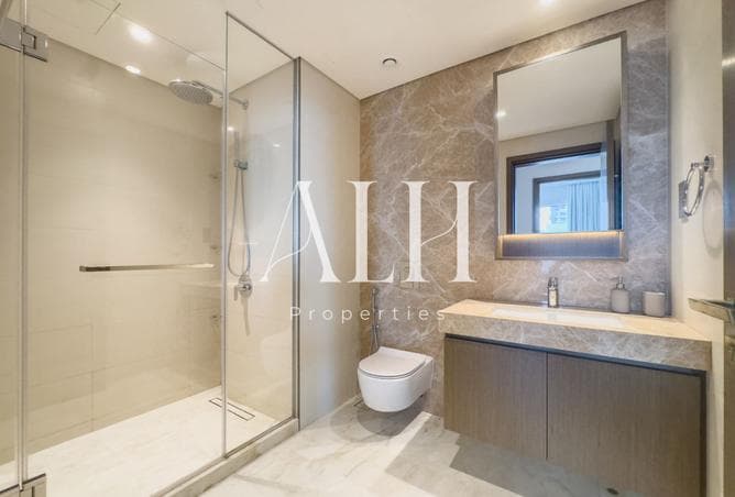 Bathroom with walk-in rain shower